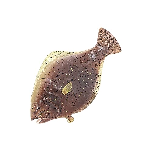 Homoyoyo Realistisches Unterwasser- Set Mit Flunder Und Meerestieren – Ideal Für Aquarien - Kinderspielzeug Und Kreative Spielstunden – Hochwertige Kunststoff Fische Für Und Sammler von Homoyoyo