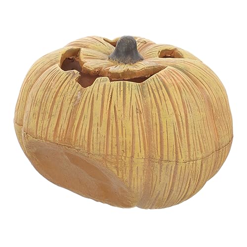 Homoyoyo Reptilien Versteck Höhle Kürbisförmig Resin Terrarium Dekoration für Schlangen Eidechsen Haustiere Halloween Deko Außenbereich Geeignet Homoyoyo Reptilien Versteck Höhle Kürbisförmig Resin Terrarium Dekoration für Schlangen Eidechsen Haustiere Halloween Deko Außenbereich Geeignet von Homoyoyo