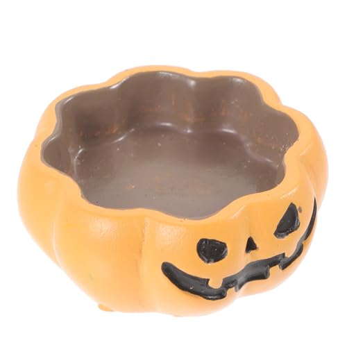 Homoyoyo Reptilien Wasserschale und Futternapf aus Resin Kürbis Design für Kleine Schildkröten Echsen Schlangen und Terrarientiere Glatte Oberfläche Sicheres Wasser und Futterbecken von Homoyoyo