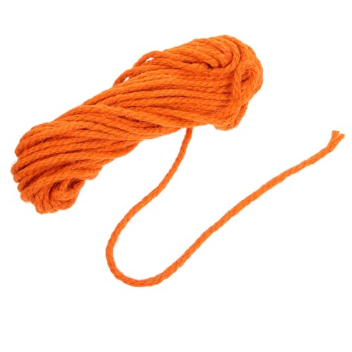 Homoyoyo Robuste Sisalschnur Für Katzenkratzbäume – 11 Rolle 100% Natürliches Juteseil in Orange - Ideal Für Kratzunterlagen Und DIY-Bastelarbeiten Langlebig Und Kratzfest Homoyoyo Robuste Sisalschnur Für Katzenkratzbäume – 11 Rolle 100% Natürliches Juteseil in Orange - Ideal Für Kratzunterlagen Und DIY-Bastelarbeiten Langlebig Und Kratzfest von Homoyoyo