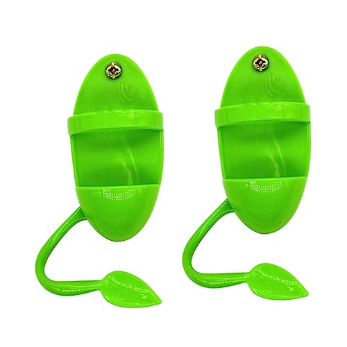 Homoyoyo Set Sepiaschalen Halter Für Vögel – Kunststoff Fütterungsracks Mit Sitzstangen Für Papageien - Nymphensittiche Und Wellensittiche – Grünes Vogelspielplatz Zubehör Homoyoyo Set Sepiaschalen Halter Für Vögel – Kunststoff Fütterungsracks Mit Sitzstangen Für Papageien - Nymphensittiche Und Wellensittiche – Grünes Vogelspielplatz Zubehör von Homoyoyo