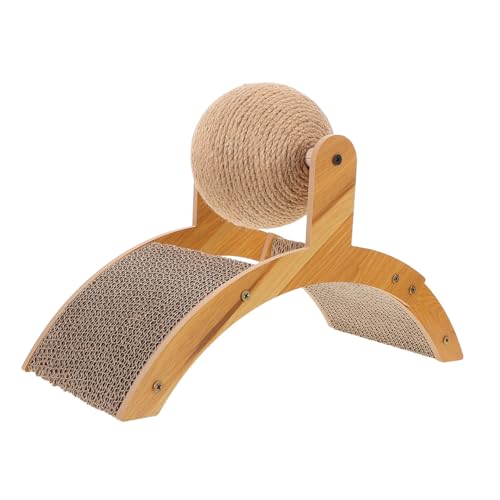 Homoyoyo Sisal Kratzball Katzenkratzbaum Vertikal mit Drehendem Riesenradspielzeug Kratzbrett für Kleine und Mittlere Katzen Strapazierfähiges Kratzspielzeug zur Krallenpflege und Homoyoyo Sisal Kratzball Katzenkratzbaum Vertikal mit Drehendem Riesenradspielzeug Kratzbrett für Kleine und Mittlere Katzen Strapazierfähiges Kratzspielzeug zur Krallenpflege und von Homoyoyo