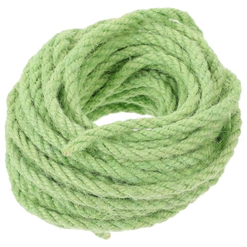 Homoyoyo 10m Grünes Sisalseil Für Katzen DIY Spielzeugzubehör Langlebiges Hanfseil Für Katzenkratzbaum Und Kletterspielzeug Und Flexibel Homoyoyo 10m Grünes Sisalseil Für Katzen DIY Spielzeugzubehör Langlebiges Hanfseil Für Katzenkratzbaum Und Kletterspielzeug Und Flexibel von Homoyoyo