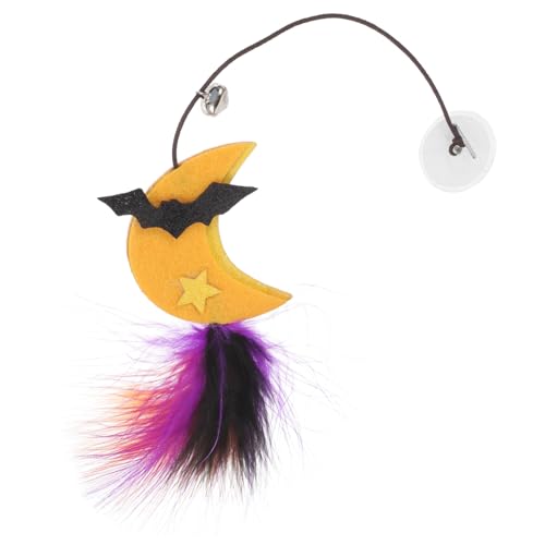 Homoyoyo Sticky Katzen Türhänger Interaktives Teaser aus Filz Leicht und Robust für Gesunde Kätzchen Halloween Selbstbeschäftigungsspielzeug von Homoyoyo