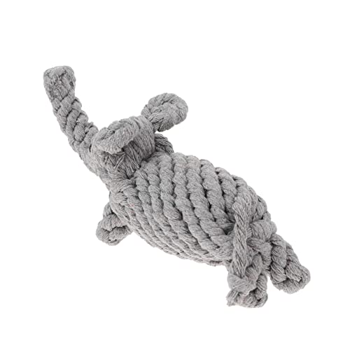 Homoyoyo Tough Hundespielzeug Für Zahnen Und Kauen – Plüsch-Elefant Mit Baumwollseil Für Welpen Und Hunde – Ideal Zur Zahnreinigung Und Zum – Langlebig Und von Homoyoyo