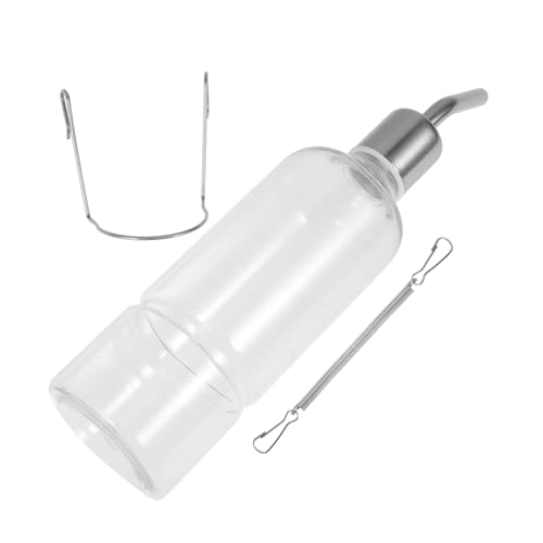 Trinkflasche Für Kaninchen Mit Halterung - Automatischer Wasserspender Für Haustiere - Ideal Für Kaninchen Hamster Und Andere Kleine Tiere Und Tropfsicher Praktisches von Homoyoyo
