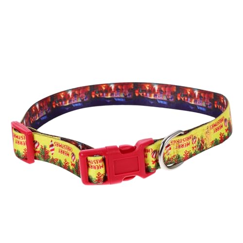 Homoyoyo Verstellbares Weihnachts Hundehalsband mit Schnellverschluss Komfortables Welpen Halsband für Alltag und Festtage Geeignet für Kleine und Mittelgroße Hunde Homoyoyo Verstellbares Weihnachts Hundehalsband mit Schnellverschluss Komfortables Welpen Halsband für Alltag und Festtage Geeignet für Kleine und Mittelgroße Hunde von Homoyoyo