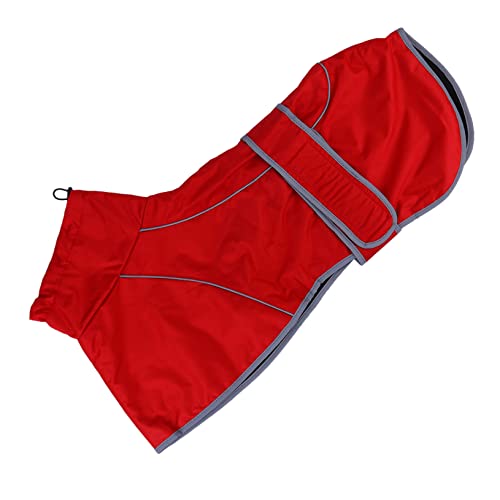 Homoyoyo Wasserdichter Hunderegenmantel Für Große - Mittlere Und Kleine Hunde – Leichte - Verstellbare Jacke Mit Geschirr Halterung Für Optimale Outdoor Aktivitäten Bei Regen XXL von Homoyoyo
