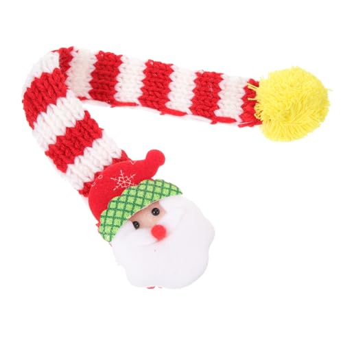 Homoyoyo Weihnachtlicher Haustier Schal aus Gestricktem Weichem Material Festliches Design für Hunde und Katzen Bequemer Sicherer Halsschmuck für Kleine und Mittelgroße Hunde Einfach von Homoyoyo