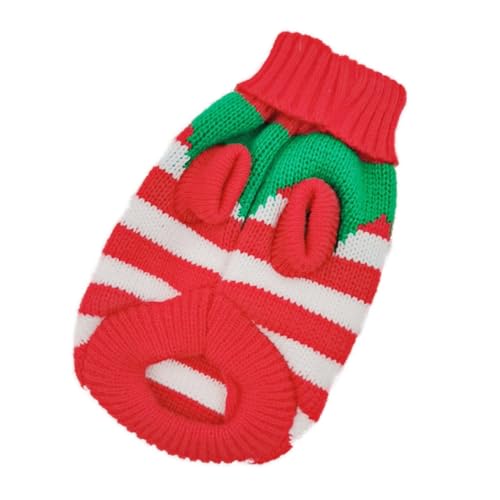 Homoyoyo Weihnachtlicher Hundepullover für Kleine Hunde Gemütlich Warm Waschbar Weihnachtliches Hundekostüm für Winterpartys Geburtstage Cosplay und Festliche Anlässe von Homoyoyo