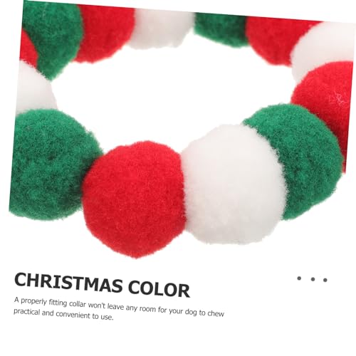 Homoyoyo Weihnachtliches Elastisches Haustierhalsband mit Plüschbällen und Glöckchen Verstellbares Weihnachtskollier für Katzen und Kleine Hunde Festliche Hundezubehör für Party und Alltag Homoyoyo Weihnachtliches Elastisches Haustierhalsband mit Plüschbällen und Glöckchen Verstellbares Weihnachtskollier für Katzen und Kleine Hunde Festliche Hundezubehör für Party und Alltag von Homoyoyo