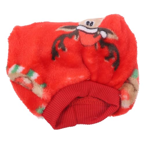 Homoyoyo Weihnachtliches Elch Cosplay Haustierkostüm für Hunde und Katzen Warmes Bequemes Herbst Winter Pullover Outfit Geeignet für Kleine bis Große Hunde Einfach Auszuziehen für und von Homoyoyo