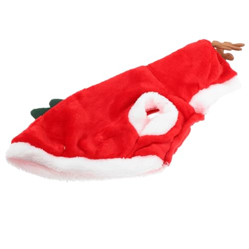 Homoyoyo Weihnachtliches Hundekostüm Für Kleine Hunde – Festlicher Santa-Anzug Mit Kapuze Und Pullover Für Haustier - Ideal Für Die Feiertage Und Festliche Anlässe Homoyoyo Weihnachtliches Hundekostüm Für Kleine Hunde – Festlicher Santa-Anzug Mit Kapuze Und Pullover Für Haustier - Ideal Für Die Feiertage Und Festliche Anlässe von Homoyoyo