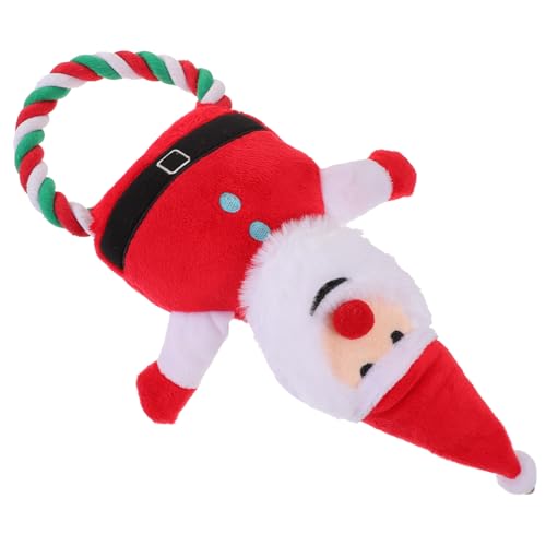 Homoyoyo Weihnachtliches Hundespielzeug Weihnachtsmann Plüschtier Kauspielzeug Quietschendes Langlebiges Kauspielzeug für Welpen und Kleine Hunde Interaktives gegen Langeweile Homoyoyo Weihnachtliches Hundespielzeug Weihnachtsmann Plüschtier Kauspielzeug Quietschendes Langlebiges Kauspielzeug für Welpen und Kleine Hunde Interaktives gegen Langeweile von Homoyoyo