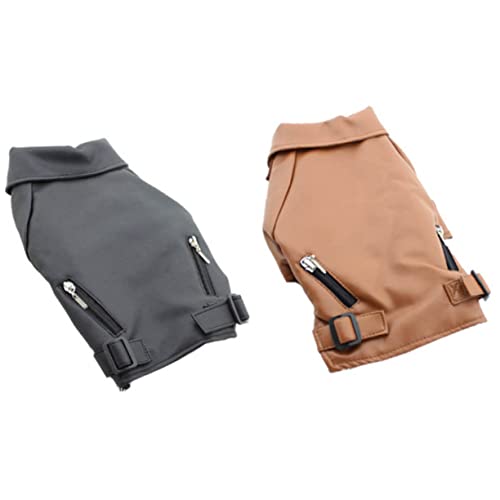 Homoyoyo Winddichte Hundemäntel Für Mittelgroße Hunde – Reflektierende PU Lederjacke Mit Halsstier-Verschluss - Stylish Und Funktional Für Kalte Ideal Für Und Homoyoyo Winddichte Hundemäntel Für Mittelgroße Hunde – Reflektierende PU Lederjacke Mit Halsstier-Verschluss - Stylish Und Funktional Für Kalte Ideal Für Und von Homoyoyo