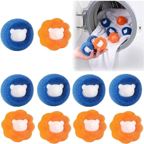 HonexCesng Tierhaarentferner Waschmaschine, 8 Pieces Wiederverwendbar Fusselentferner, Blau und Orange Haarfänger Waschmaschine, Fusselfänger Waschmaschine zum Entfernen von Tierhaare/Fusseln HonexCesng Tierhaarentferner Waschmaschine, 8 Pieces Wiederverwendbar Fusselentferner, Blau und Orange Haarfänger Waschmaschine, Fusselfänger Waschmaschine zum Entfernen von Tierhaare/Fusseln von HonexCesng