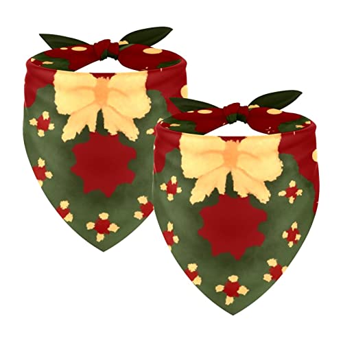 Christmas Elements 2 Packungen Hundehalstücher Junge Mädchen Zubehör Hundeschal für kleine, mittelgroße und große Hunde, Katzen, Welpen, Haustiere Christmas Elements 2 Packungen Hundehalstücher Junge Mädchen Zubehör Hundeschal für kleine, mittelgroße und große Hunde, Katzen, Welpen, Haustiere von Honexa
