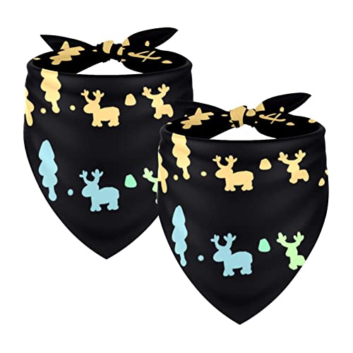 Christmas Elements 2 Packungen Hundehalstücher Zubehör Hundeschal Kleine Mittel Große Größe Hunde Katzen Welpen Haustiere Christmas Elements 2 Packungen Hundehalstücher Zubehör Hundeschal Kleine Mittel Große Größe Hunde Katzen Welpen Haustiere von Honexa