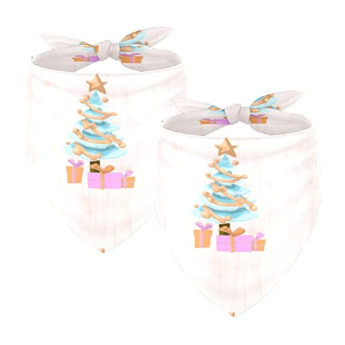 Christmas Elements 2 Packungen Hundehalstücher Zubehör Quadratischer Schal für Hunde Katzen Welpen Haustiere Small Medium Large Christmas Elements 2 Packungen Hundehalstücher Zubehör Quadratischer Schal für Hunde Katzen Welpen Haustiere Small Medium Large von Honexa