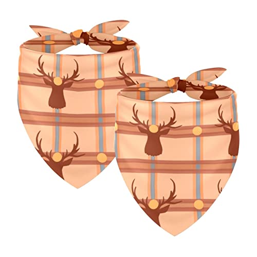 Christmas Elements 2 Packungen Hundehalstücher Zubehör Quadratischer Schal für Hunde Katzen Welpen Haustiere Small Medium Large Christmas Elements 2 Packungen Hundehalstücher Zubehör Quadratischer Schal für Hunde Katzen Welpen Haustiere Small Medium Large von Honexa