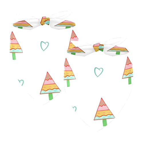 Christmas Elements 2 Packungen Hundehalstücher Zubehör Quadratischer Schal für Hunde Katzen Welpen Haustiere Small Medium Large Christmas Elements 2 Packungen Hundehalstücher Zubehör Quadratischer Schal für Hunde Katzen Welpen Haustiere Small Medium Large von Honexa
