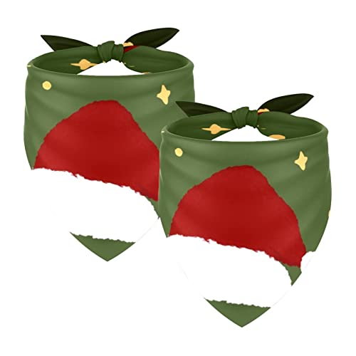 Christmas Elements 2 Packungen Welpen Bandana Junge Mädchen Zubehör Bandana für Hunde Katzen Welpen Haustiere Small Medium Large Christmas Elements 2 Packungen Welpen Bandana Junge Mädchen Zubehör Bandana für Hunde Katzen Welpen Haustiere Small Medium Large von Honexa