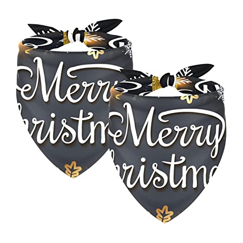 Goldene Schneeflocken, 2 Packungen Hundehalstücher Zubehör Hundeschal Kleine Mittel Große Größe Hunde Katzen Welpen Haustiere Goldene Schneeflocken, 2 Packungen Hundehalstücher Zubehör Hundeschal Kleine Mittel Große Größe Hunde Katzen Welpen Haustiere von Honexa