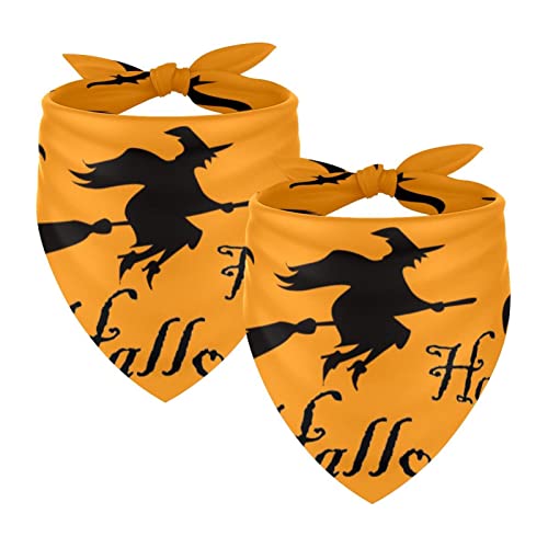 Halloween Elements 2 Packungen Welpen Bandana Junge Mädchen Zubehör Bandana für Hunde Katzen Welpen Haustiere Klein Mittel Groß Halloween Elements 2 Packungen Welpen Bandana Junge Mädchen Zubehör Bandana für Hunde Katzen Welpen Haustiere Klein Mittel Groß von Honexa