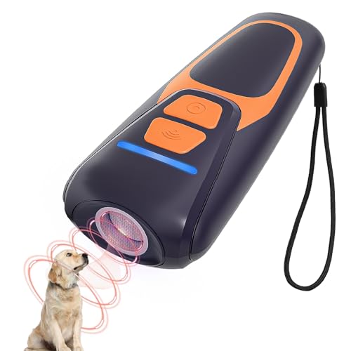 Anti-Bell-Gerät für Hunde, Ultraschall-Abschreckungsgerät gegen Hundebellen, Hunderindenstopper für Hunde, 15 m Reichweite, Wiederaufladbar, 0516-DE-1 von Honey Paws
