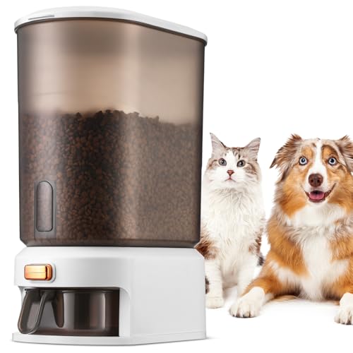 Honeydak 11,3 kg Hunde- und Katzenfutter-Aufbewahrungsbehälter für Katzenstreu, Tierfutter, Vogelsamen, Reis und Trockenstreu, mit Schaufel, Push-Typ-Auslass Honeydak 11,3 kg Hunde- und Katzenfutter-Aufbewahrungsbehälter für Katzenstreu, Tierfutter, Vogelsamen, Reis und Trockenstreu, mit Schaufel, Push-Typ-Auslass von Honeydak