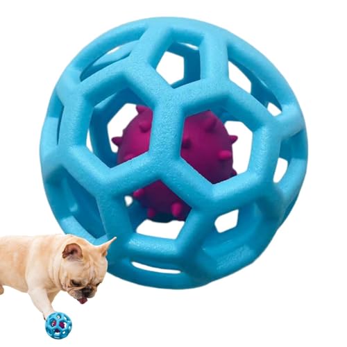 Honhoha Bunte Katzenbälle - Kleines Welpenspielzeug, ausgehöhlter Haustier-Katzenspielzeugball Katzenspielzeug, Gitterbälle mit Glocke, interaktives Katzenspielzeug Bälle, multifunktionales Honhoha Bunte Katzenbälle - Kleines Welpenspielzeug, ausgehöhlter Haustier-Katzenspielzeugball Katzenspielzeug, Gitterbälle mit Glocke, interaktives Katzenspielzeug Bälle, multifunktionales von Honhoha