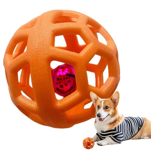 Honhoha Bunte Katzenbälle - Kleines Welpenspielzeug, ausgehöhlter Haustier-Katzenspielzeugball Katzenspielzeug, Gitterbälle mit Glocke, interaktives Katzenspielzeug Bälle, multifunktionales Honhoha Bunte Katzenbälle - Kleines Welpenspielzeug, ausgehöhlter Haustier-Katzenspielzeugball Katzenspielzeug, Gitterbälle mit Glocke, interaktives Katzenspielzeug Bälle, multifunktionales von Honhoha