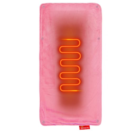 Honhoha Heizkissen | Elektrische Wärmematte Für Inneneinsatz Beheizbar | Wiederaufladbar Wasserdicht 58X28CM Matte Für Haustiere Katzen Kleine Hunde Frauen Welpen Männer Winter Kaltes Wetter von Honhoha