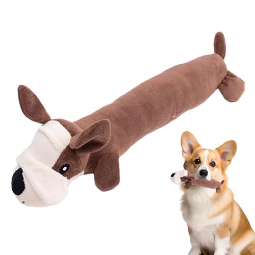 Honhoha Quietschspielzeug für Hunde, Gefüllte Hundespielzeuge Weiche süße Stofftiere, Quietschendes, interaktives Hundespielzeug mit Sound, Kauspielzeug für kleine, mittelgroße und große Hunde von Honhoha