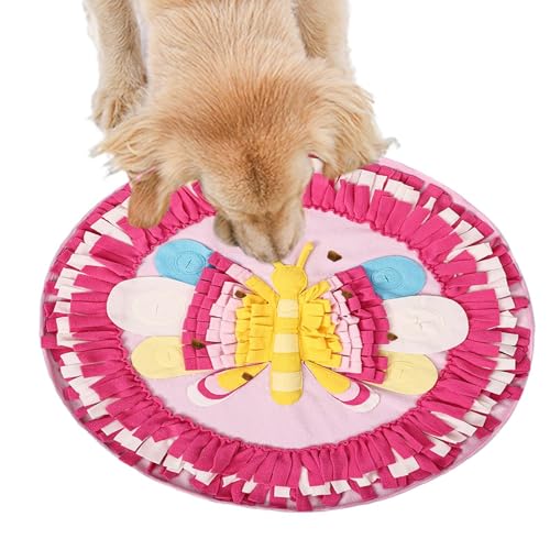 Honhoha Schnüffelspielzeug für Hunde, Schnüffelkissen für Hunde - Buntes Hunde-Leckerli-Spielzeug für kleine Haustiere - Interaktives Futterspiel, bereicherndes Spielzeug, Matte für langsames Fressen, von Honhoha