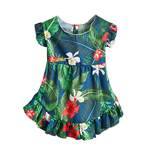 Honrane Haustierkleid, elegant, nicht schrumpfend, Katzen-T-Shirt, Prinzessinnenkleid für den Urlaub, Grün, Größe XL von Honrane