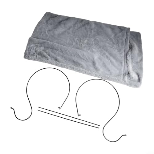 Haustierbett für Kätzchen, Katzen, hängend, warm, Plüsch, Grau, Größe S Haustierbett für Kätzchen, Katzen, hängend, warm, Plüsch, Grau, Größe S von Honseadek