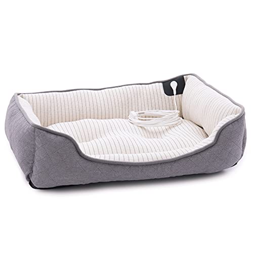 Erdendes Haustierbett für Hunde und Katzen, geerdetes, rechteckiges Haustierbett mit leitfähiger Silberfaser. Mittleres Bett – 76,2 x 50,8 cm. 4,5 m Erdungsschnur. Kann helfen, Entzündungen zu Erdendes Haustierbett für Hunde und Katzen, geerdetes, rechteckiges Haustierbett mit leitfähiger Silberfaser. Mittleres Bett – 76,2 x 50,8 cm. 4,5 m Erdungsschnur. Kann helfen, Entzündungen zu von Hooga