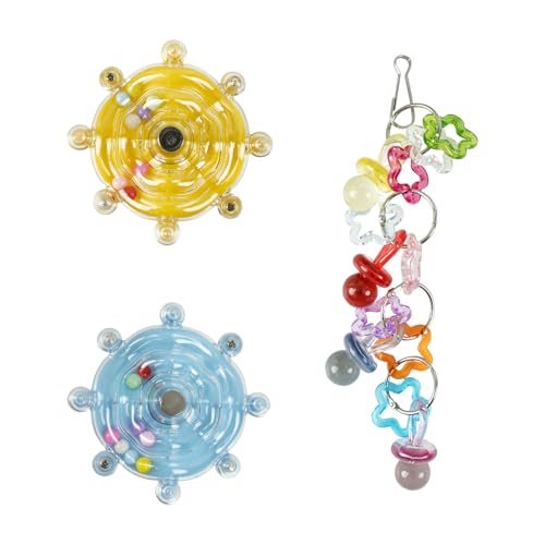 3pcs Vogelanreicherung Spielzeug für Wellensittiche Afrika Grau Papagei Spielzeug Vogelspielzeug Drehbar für Sittich Papagei Spielzeug Sittich Käfig Zubehör Interaktive Spinner Rassel Papagei 3pcs Vogelanreicherung Spielzeug für Wellensittiche Afrika Grau Papagei Spielzeug Vogelspielzeug Drehbar für Sittich Papagei Spielzeug Sittich Käfig Zubehör Interaktive Spinner Rassel Papagei von Hoohnnaa