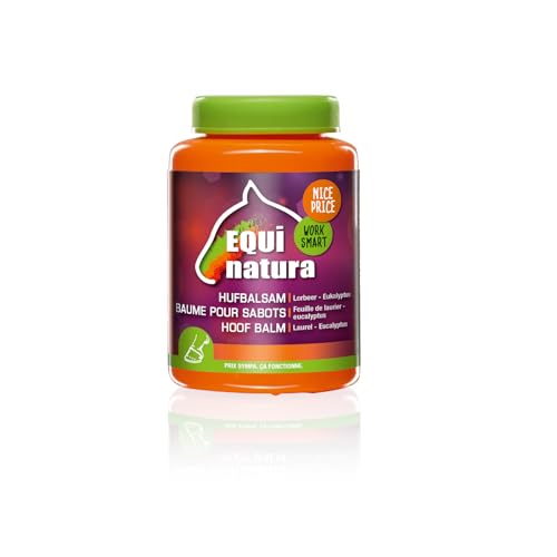 Equinatura Hufbalsam | 500 ml | Hufpflegeöl für Pferde | Mit Lorbeer- und Eukalyptusöl | Pflege und Schutz für Hufe | Mit natürlichen Ölen | Zur Unterstützung von Hufwachstum von Equinatura