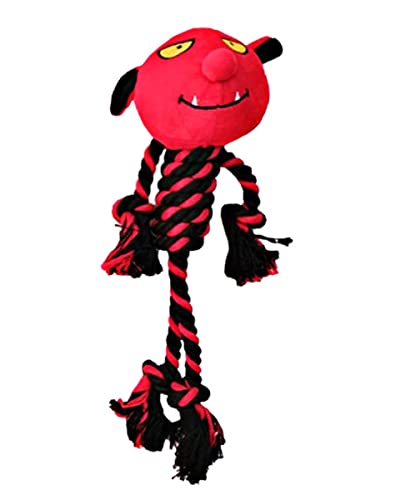 horror-shop Roter Teufel Strick & Plüsch Hundespielzeug von horror-shop