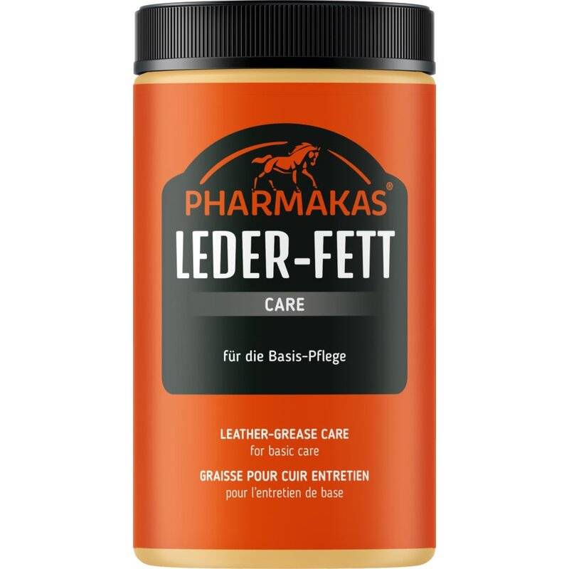 Pharmakas-Lederfett - 1000 ml, gelb (12,99 € pro 1 l) von Horse fitform