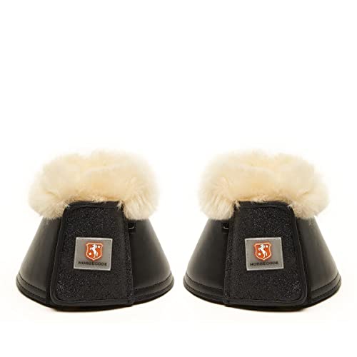 Horsecode Hufglocken Black Glamour S von Horsecode