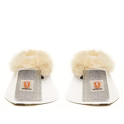 Horsecode Hufglocken White Glitter & GO L von Horsecode