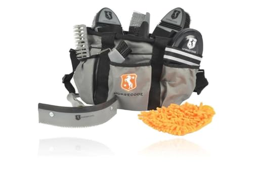 Horsecode Putztasche mit Inhalt Grau 9-teilig Horsecode Putztasche mit Inhalt Grau 9-teilig von Horsecode