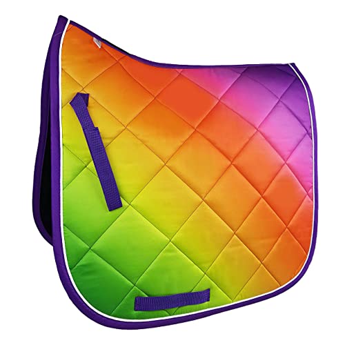 Horsenjoy Schabracke Rainbow Tropical Heat Vielseitigkeitsschabracke Full von Horsenjoy