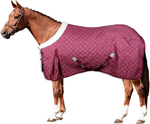 Horses Quazar Move Decke Box 400 g Bordeaux 155 cm, hervorragende Verarbeitung, schützt das Pferd vor Temperaturschwankungen von Horses