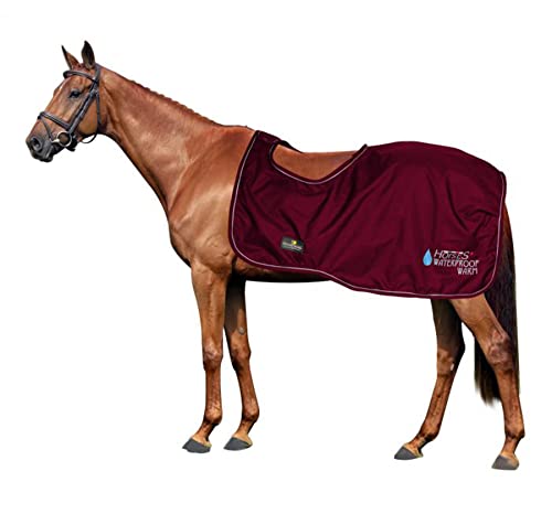 Horses, Pferdedecken Waterproof Warm, Wasserdicht, Weich, Bequem und Warm, Langlebig, Bordeaux, 135 cm von Horses