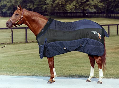 Horses Decke Box Thermo HOT 300 g Blau/Schwarz 155 cm, sehr gute Verarbeitung, schützt das Pferd vor Temperaturschwankungen, Regen und Insekten von Horses