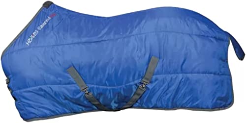 Horses Essential Decke, 350 g, hervorragende Verarbeitung, schützt das Pferd vor Temperaturschwankungen, Regen und Insekten (Royal Blau, 120 cm) von Horses